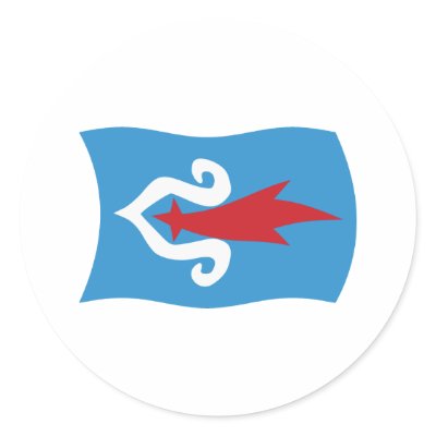 Ainu People Flag Sticker by livingflags