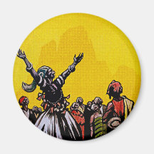 Air Afrique ~ Ligne de Bamako Fridge Magnet
