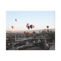 Air ballons stretched canvas prints