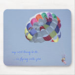 air balloon flying couple mousepad