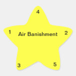 Air Banishment Star Sticker
