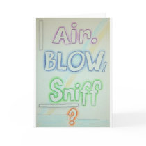 Air Blow Sniff cards