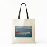 Air Canada 747, in flight Tote Bags