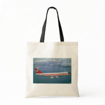 Air Canada 747, in flight Tote Bags