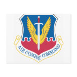 Air_Combat_Command_shield Postcard
