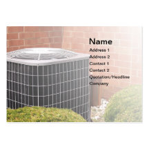 air conditioner business card