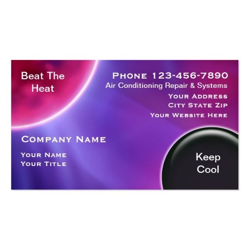 air-conditioning-business-cards-zazzle