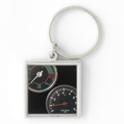 Air-cooled rev counter inspired by 911 and 356 keychain
