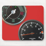 Air-cooled rev counter inspired by 911 and 356 mouse pads