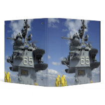 Air department Sailors test the sprinkler syste 3 Ring Binders