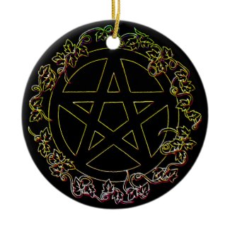 Air Element Pagan Pentacle Ornament ornament