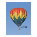 Air Flambe Hot Air Balloon Postcard