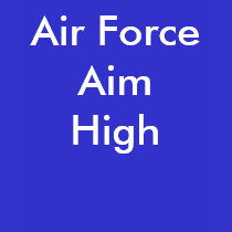 Air Force Aim High t-shirts
