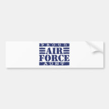Air Force Aunt Bumper Sticker