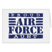 Air Force Aunt Greeting Cards