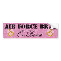 Air Force Brat On Board (Window Sticker) bumper stickers