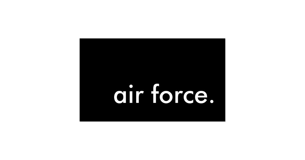 air force business card Zazzle air force business card Zazzle