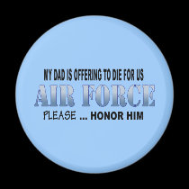 Air Force Dad Honor magnets