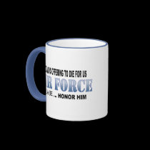 Air Force Dad Honor mugs