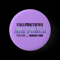 Air Force Dad Honor buttons