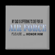 Air Force Dad Honor magnets