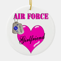 Air Force Girlfriend Ornament