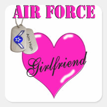 Air Force Girlfriend Stickers