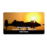 Air Force Jet Fighter Personalized Shipping Label