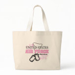 Air Force Mom flowers bags