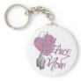 Air Force Mom Heart N Star Key Chains