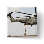 Air Force pararescuemen conduct a combat insert 4 Pinback Buttons