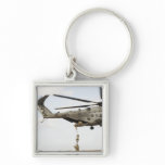 Air Force pararescuemen conduct a combat insert 4 Keychain