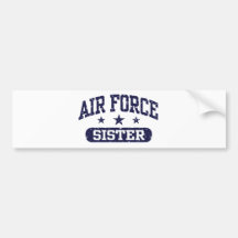 Air Force Sister Bumper Sticker