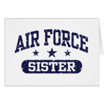 Air Force Sister Greeting Cards