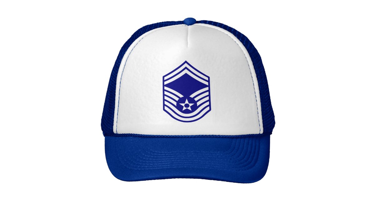 Air Force SMSgt rank Hat Zazzle