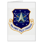 Air_Force_Space_Command_Shield Greeting Card