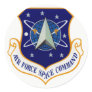 Air_Force_Space_Command_Shield Round Sticker