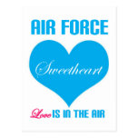 Air Force Sweetheart Love Is In The Air Post Cards