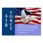 Air Force Thank You Mac Arthur Quote Card
