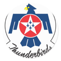 Air Force Thunder Stickers