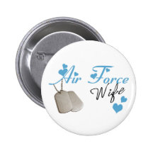 Air Force Wife Button