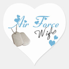 Air Force Wife Stickers