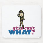 Air Force Woman Mouse Pads