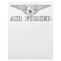 Air Forced Personalized Letterhead