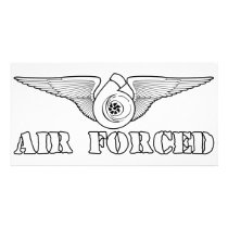 Air Forced photo cards by boltzdesignz Air Forced photo cards