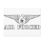 Air Forced Postcard