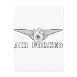 Air Forced Postcard