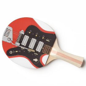 Air Guitar Hero Ping-Pong Paddle