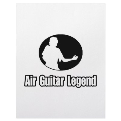 Air Guitar Legend Letterhead by Funny_MoFo_Shirts
