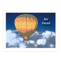 Air Head: Hot Air Balloon postcards